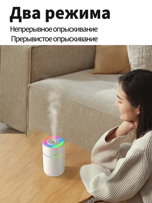 Yueme Увлажнитель воздуха для дома бесшумный мини настольный, вариант, фото 4