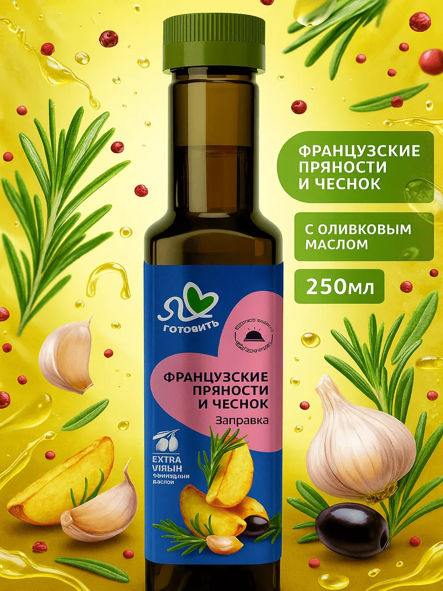 Заправка салатная Французские пряности и че