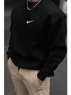 Свитшот с вышивкой оверсайз Nike 471713067 купить за 1 480 ₽ в интернет‑магазине Wildberries