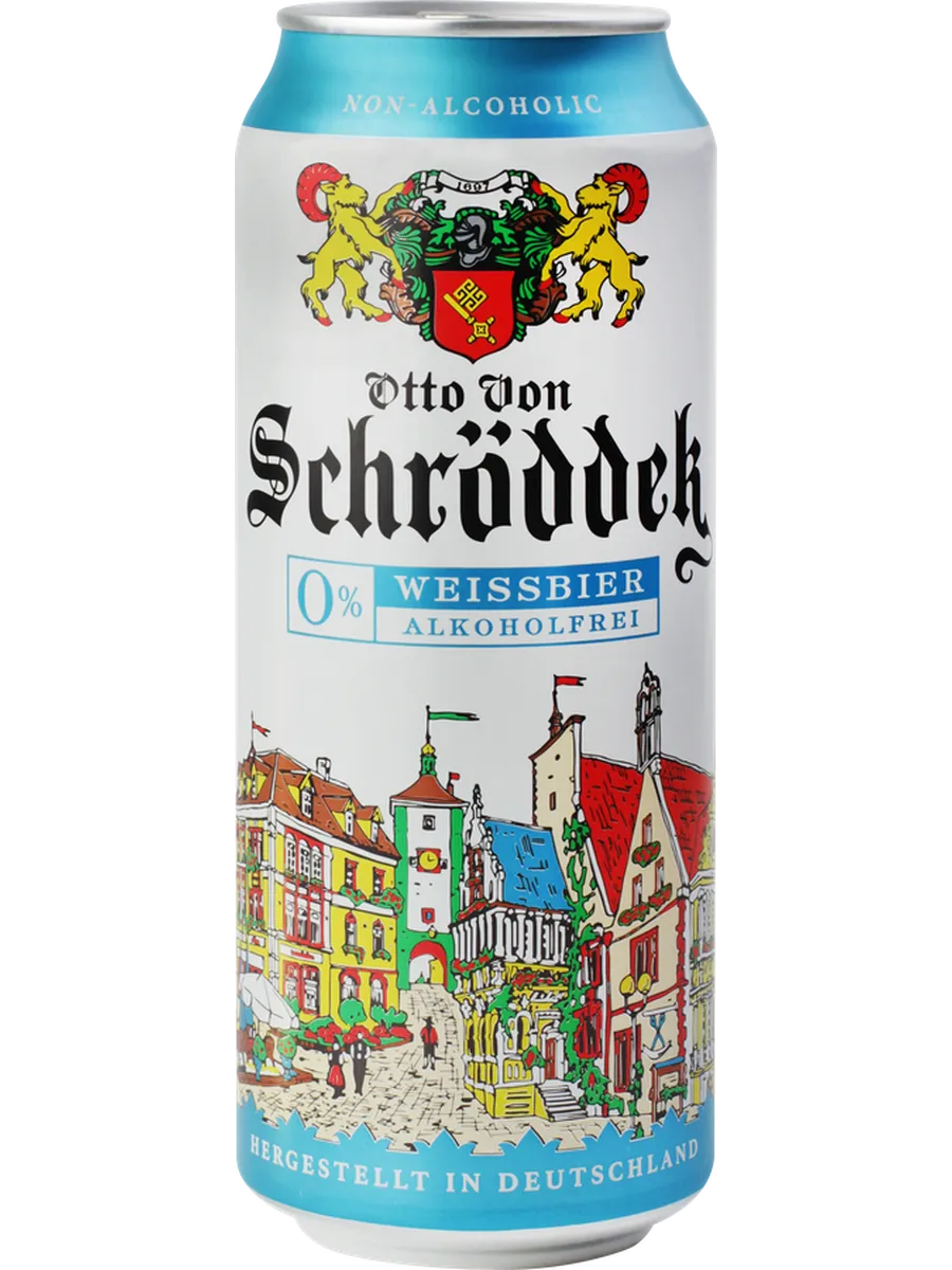 Пиво безалкогольное светлое OTTO VON SCHRODDER Weissbier пше
