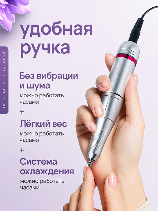 ELLA Аппарат для маникюра и педикюра профессиональный, вариант, фото 3