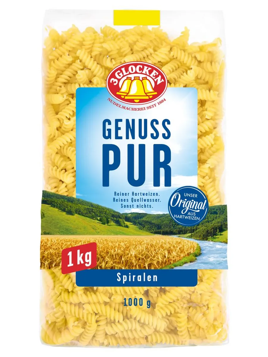 Макароны Genuss Pur Спирали 1 кг