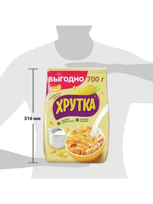 Хлопья кукурузные NESTLE Хрутка, вариант, фото 7