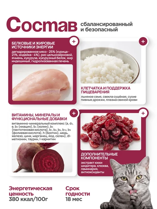 Сухой корм MAKPETS Urinary Мочекаменной для собак, 1,5 кг, фото 4