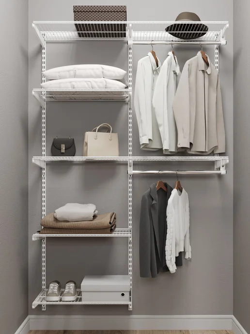 Volazzi Home Гардеробная система, стеллаж для хранения металл 192х35х192, 94x45x192, фото 2