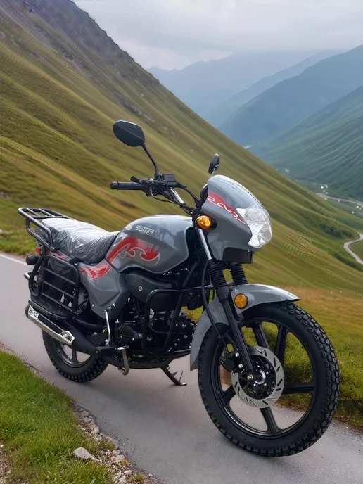 ТЕХНОМОТОРФ Мопед SIGMA SPORT 125 см3 (49,9) "серый", серый, фото 5