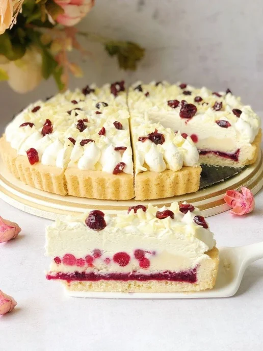 Dessert Fantasy Торт Брусничный с белым шоколадом, 800 гр, 1500 г, фото 7