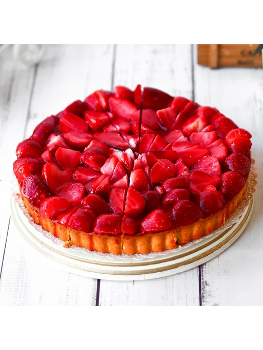 Dessert Fantasy Торт Клубничный, 1400 гр, 14 порций, 1400 г, фото 3