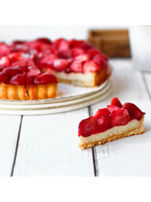 Dessert Fantasy Торт Клубничный, 1400 гр, 14 порций, 1400 г, фото 4