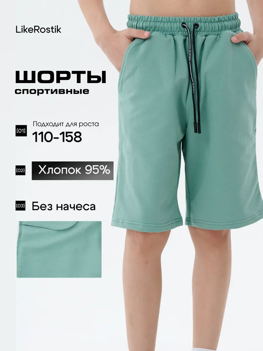 Шорты спортивные на физкультуру летние