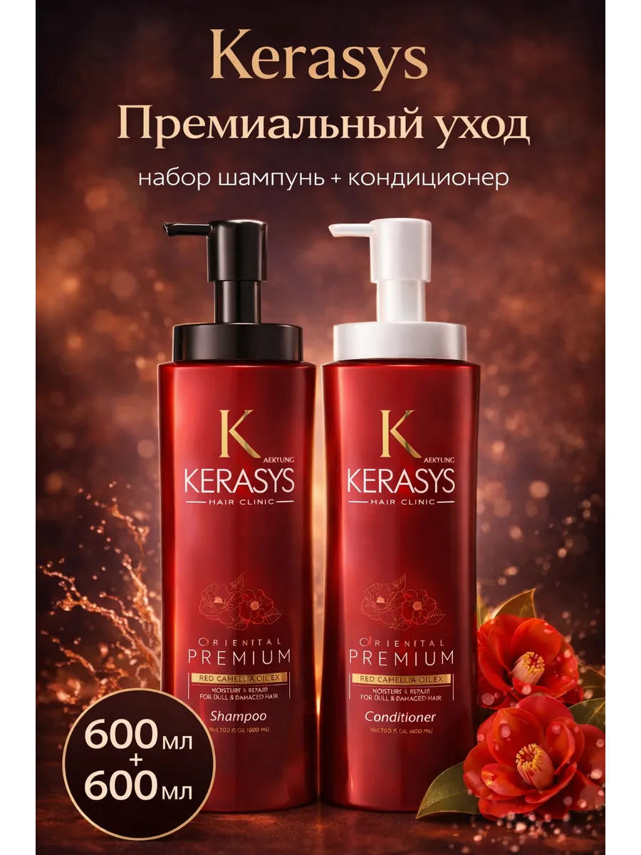 Набор шампунь и кондиционер "Премиальный уход", 2х600 мл