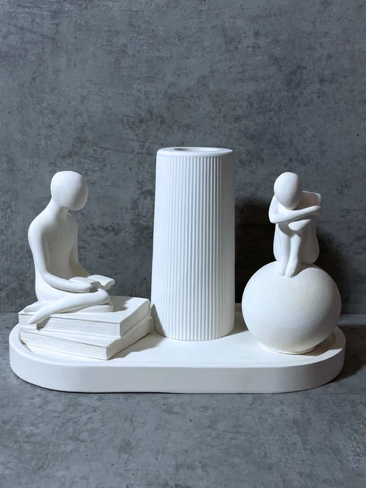 L&Y Home Decore Статуэтки мыслители для декора дома и интерьера, вариант, фото 6