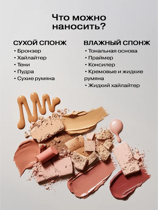 FREIAVIVER Спонж для макияжа для тонального крема, черный, фото 2