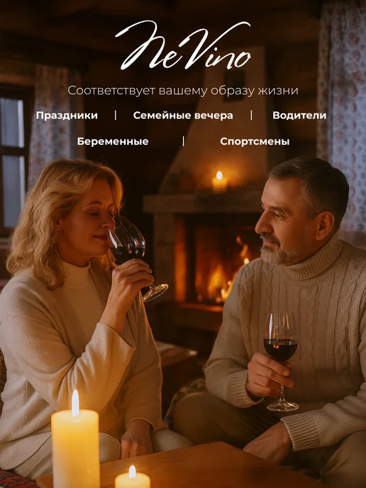 NeVino Безалкогольное вино глинтвейн 750 мл, 750 мл, фото 6