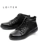 Ботинки мужские зимние натуральная кожа Loiter 474616433 купить за 2 931 ₽ в интернет‑магазине Wildberries