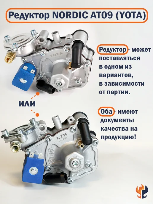 Редуктор ГБО TOMASETTO Nordic AT09 от LTK 170 л.с, 170 л, фото 2