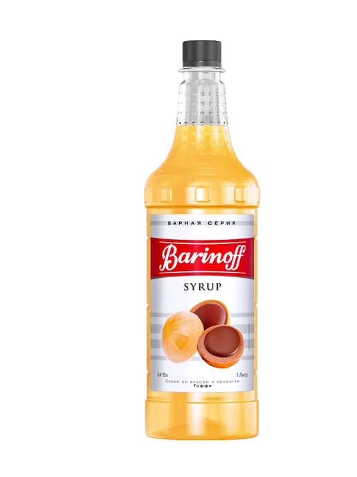Barinoff Сироп Тоффи для кофе и десертов 1 л. пэт, 1 л, фото 8