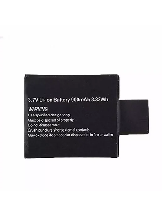 Аккумулятор S009 для экшн камер Li-ion 900 mAh 3.33Wh 3.7V, 900 мАч, фото 3