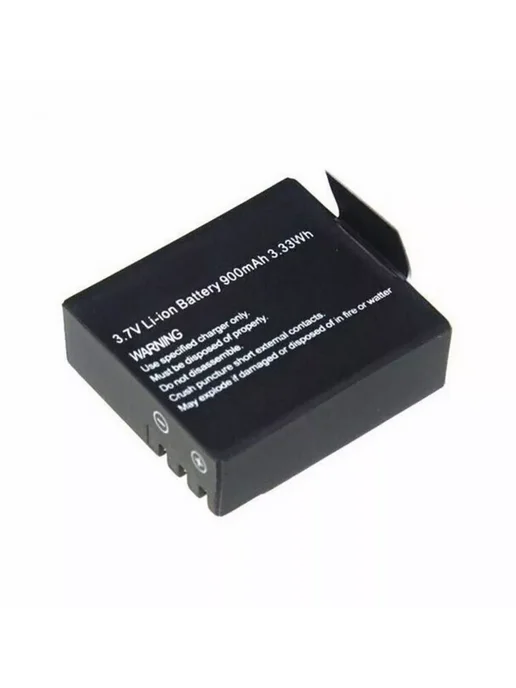 Аккумулятор S009 для экшн камер Li-ion 900 mAh 3.33Wh 3.7V, 900 мАч, фото 4