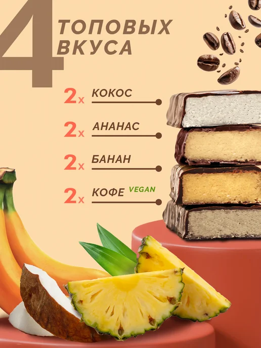 Racionika Протеиновый батончик высокобелковый Diet 8 шт, 8 шт, фото 2