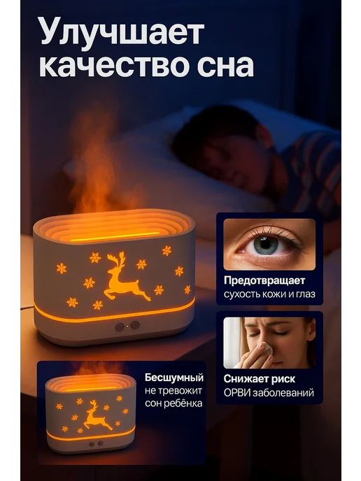 увлажнитель воздуха, белый, фото 3