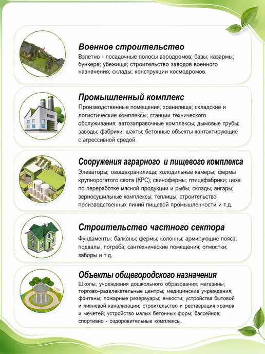 ШТАРК Добавка для бетона Гидроизоляция ускорение прочности 1кг, 1 кг, фото 8