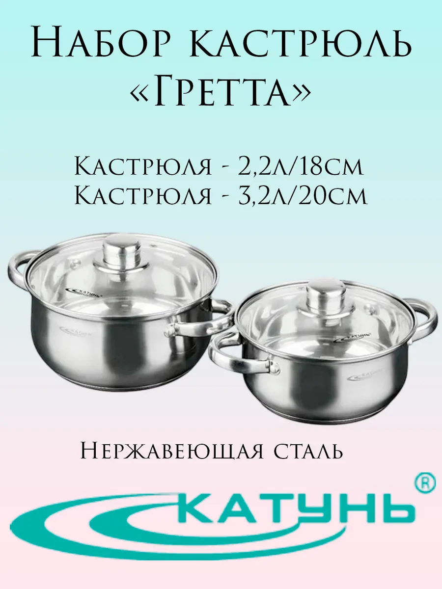Набор посуды 4 предмета, Гретта, KT04-D