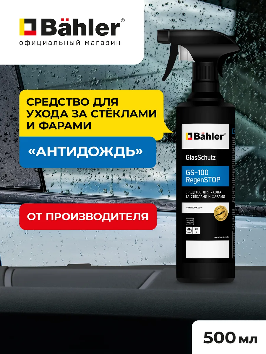 Антидождь для стёкол и фар автомобиля