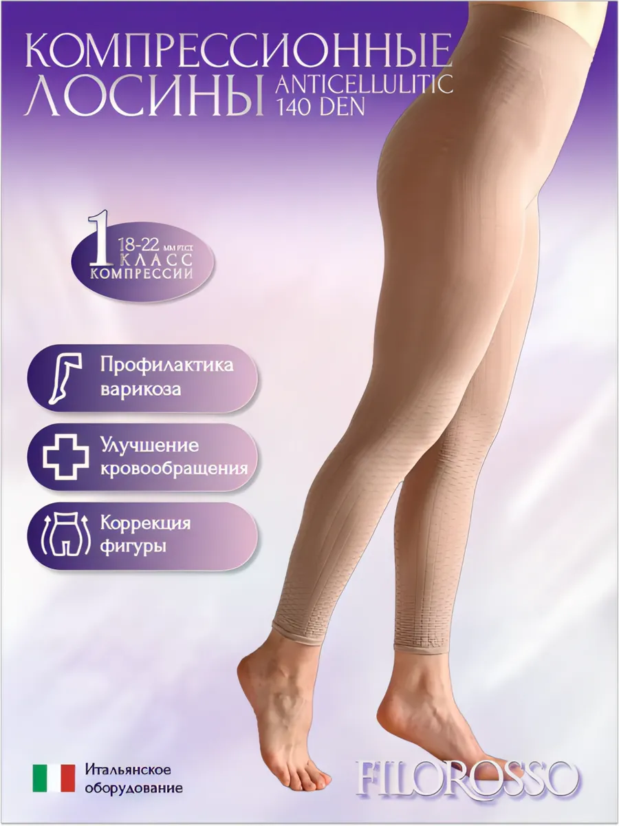 Лосины компрессионные 1 класс Антицеллюлитные,БОЛЬШИЕ РАЗМЕРЫ
