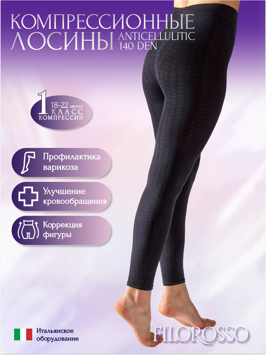 Лосины компрессионные 1 класс Антицеллюлитные,БОЛЬШИЕ РАЗМЕР…