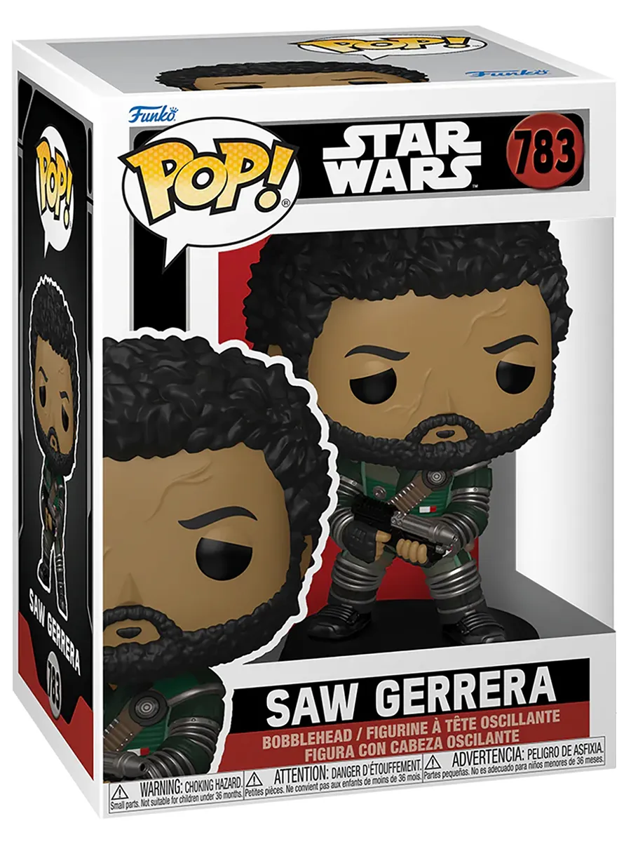 Фигурка Funko POP! Bobble Star Wars Andor S3 Saw Gerrera