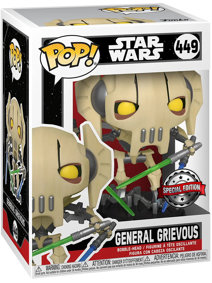 Фигурка Funko POP! Bobble Star Wars General Grievous