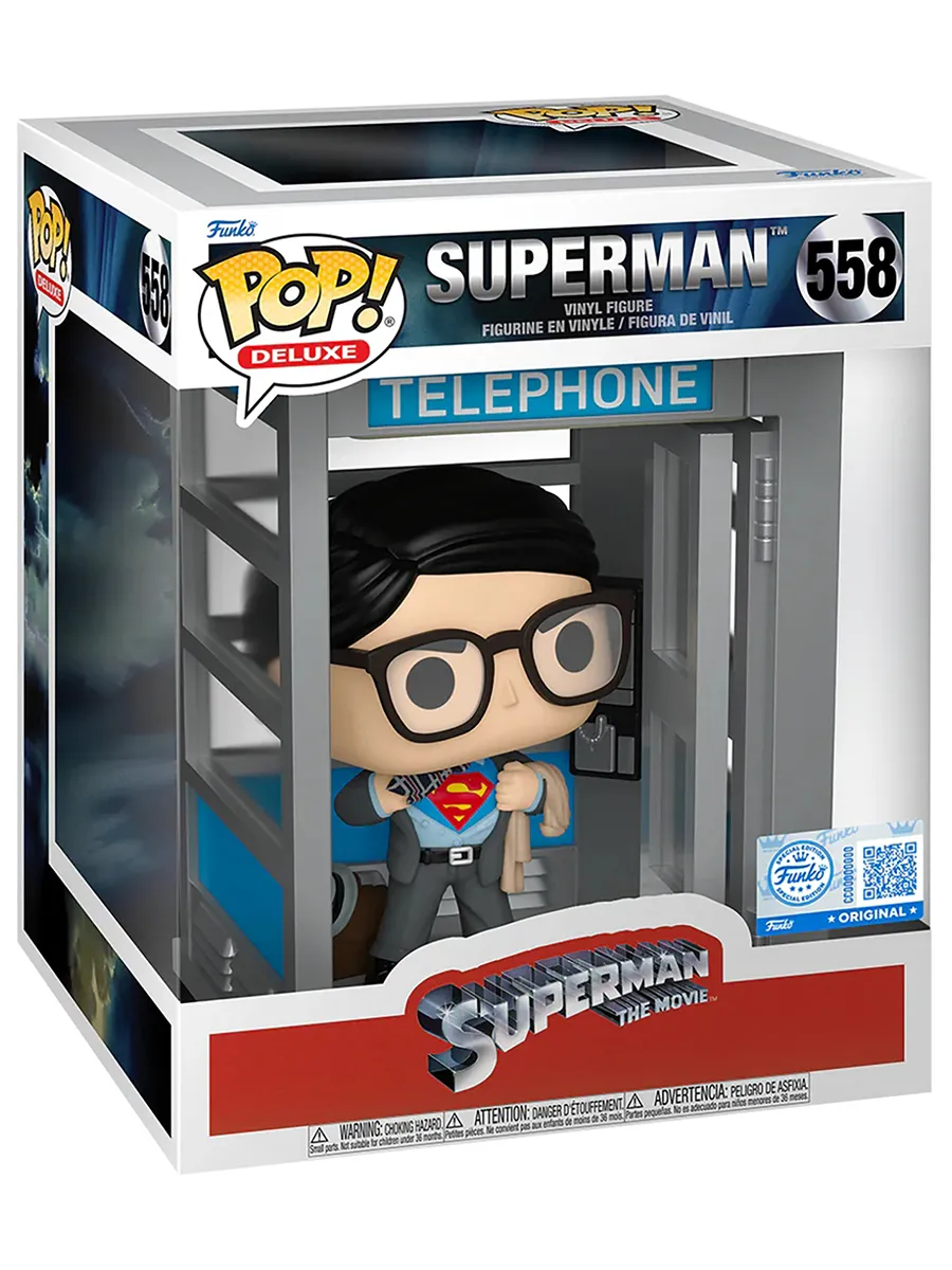 Фигурка Funko POP! Deluxe DC Superman 2025 Superman w/Booth