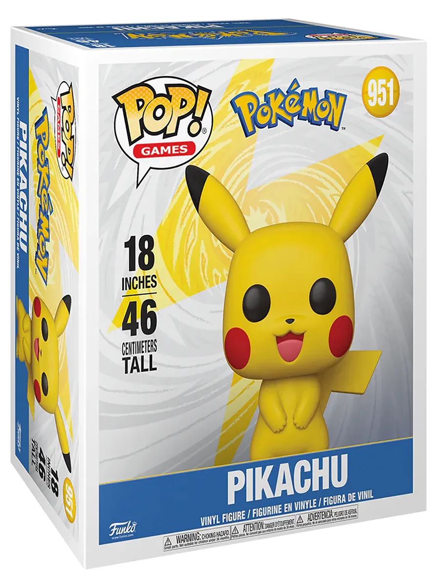 Фигурка Funko POP! Games Pokemon Pikachu (EMEA) (Exc) 18