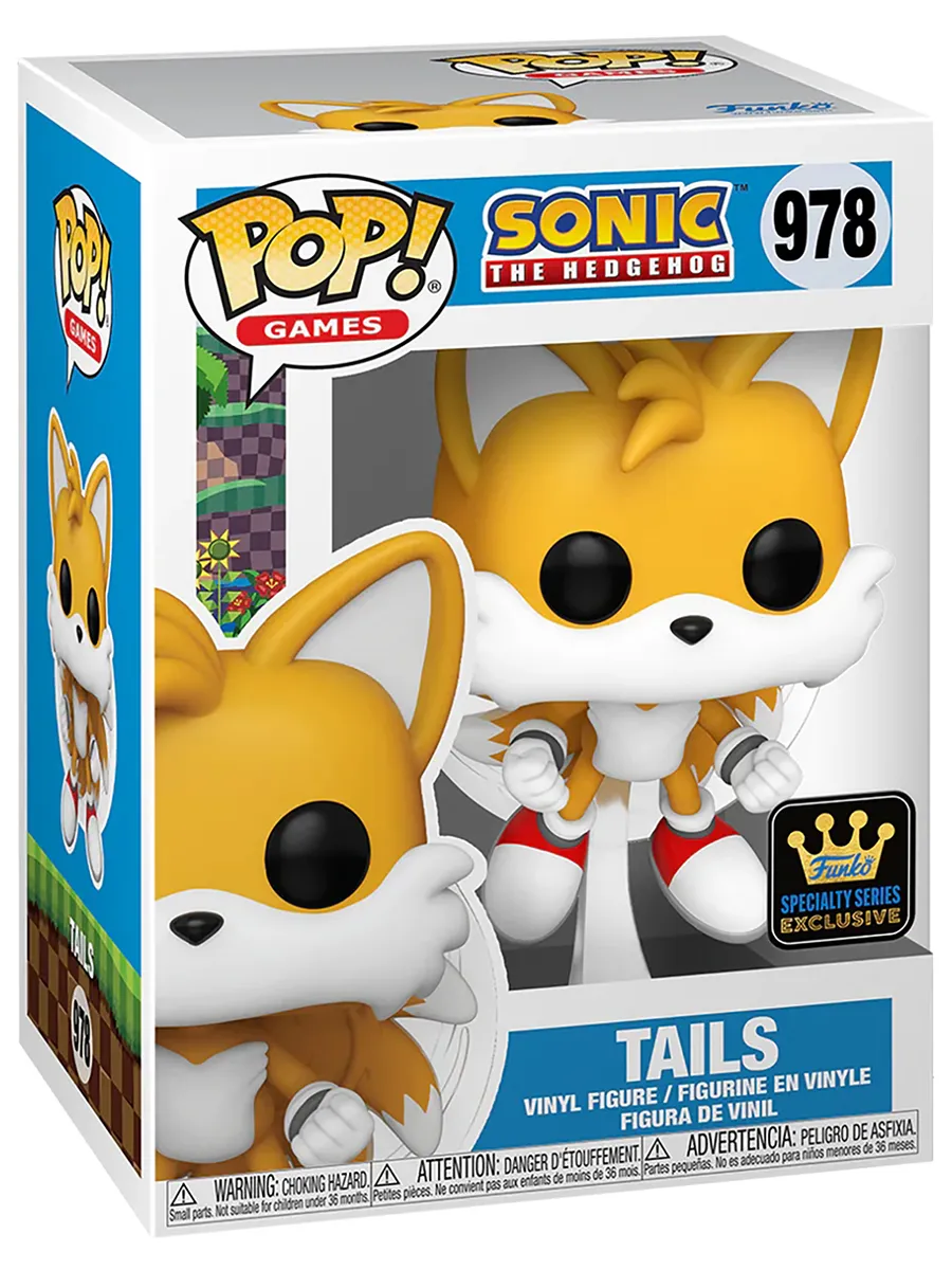 Фигурка Funko POP! Games Sonic the Hedgehog Tails (Flying)