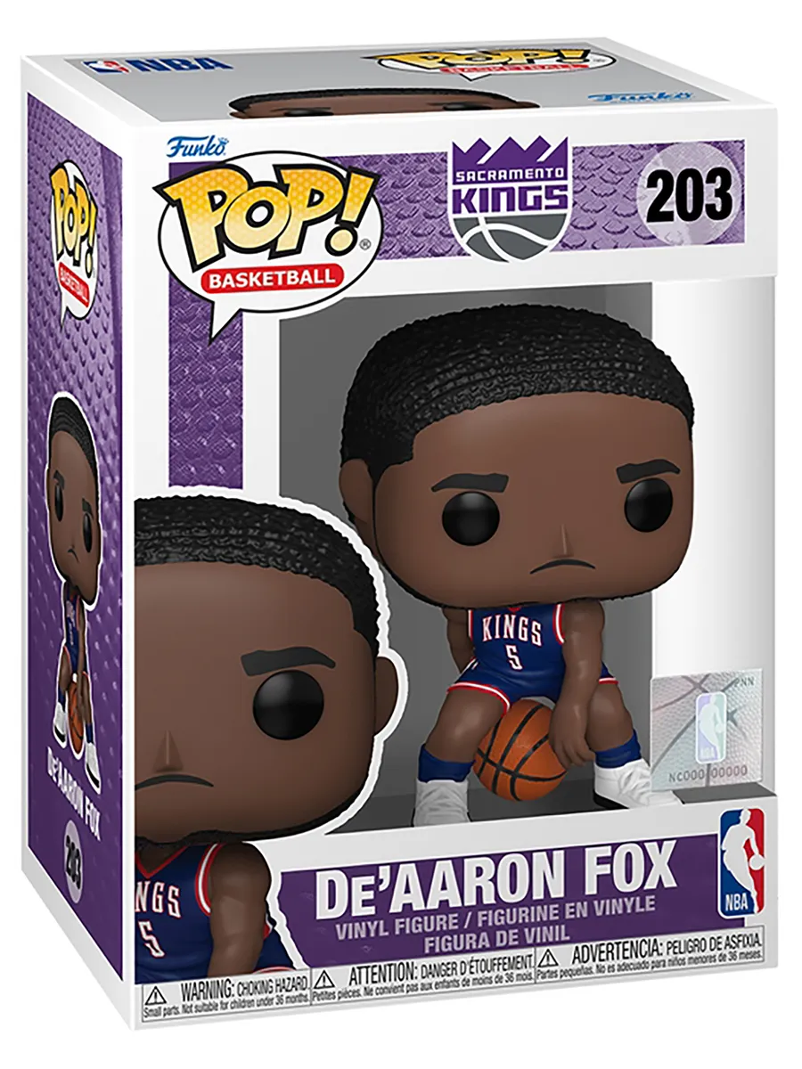 Фигурка Funko POP NBA Kings De'Aaron Fox (City Edition 24-25