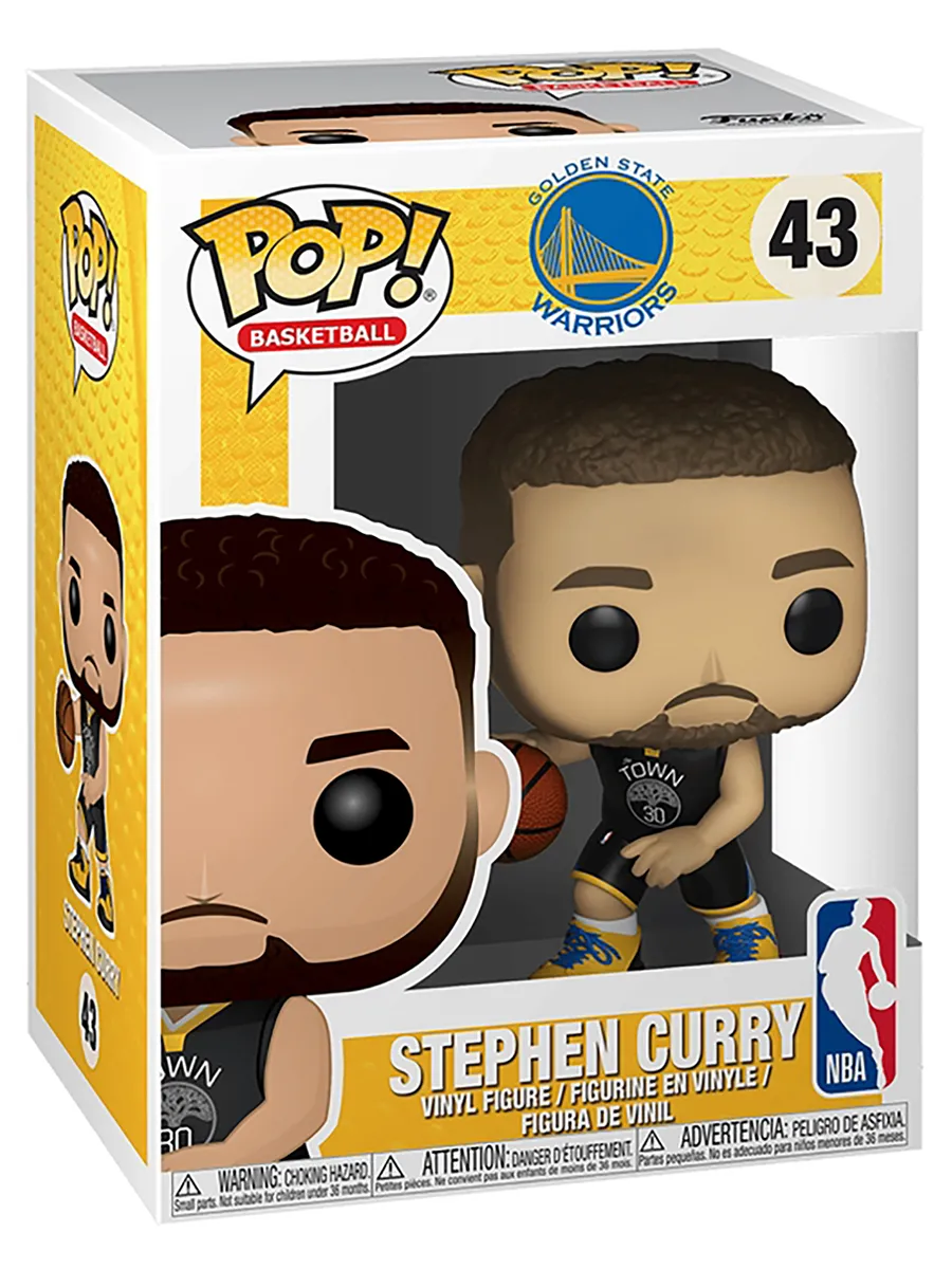 Фигурка Funko POP! NBA State Warriors Stephen Curry (43)