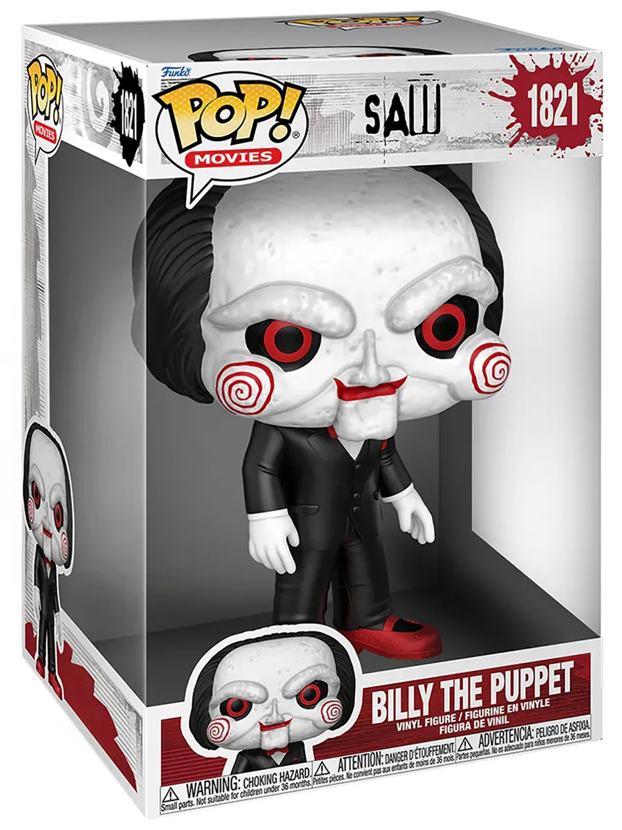 Фигурка Funko POP! Movies Saw Billy the Puppet 10 Фигурка Funko POP! Movies Saw Billy the Puppet 10