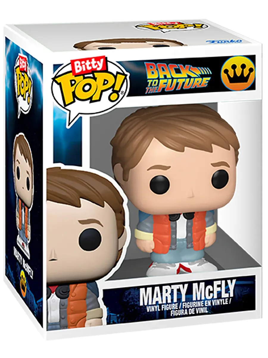Фигурка Funko Bitty POP! BTTF Marty McFly and Time Machine