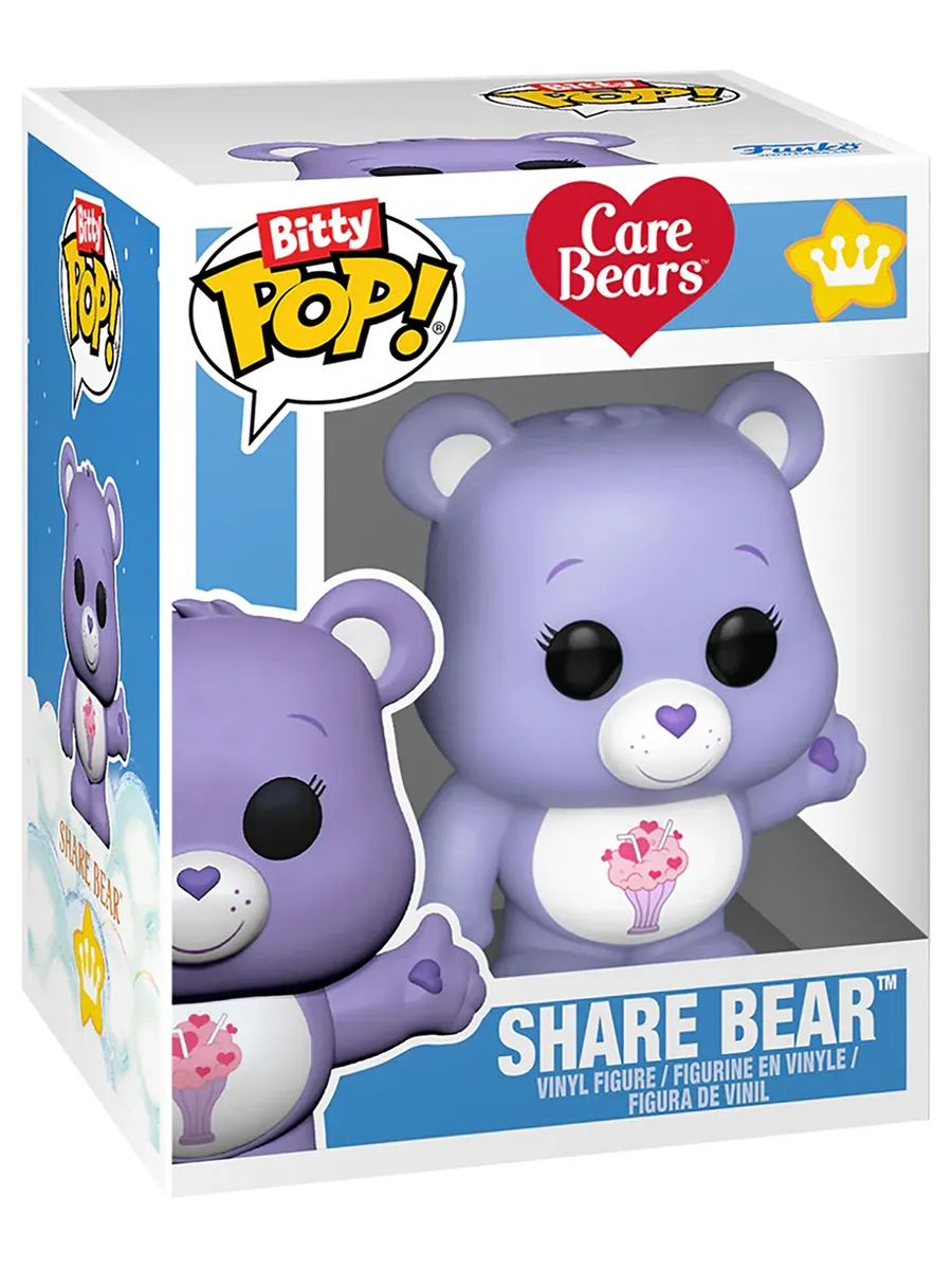 Фигурка Funko Bitty POP Care Bears Share Bear & Cloud Mobile