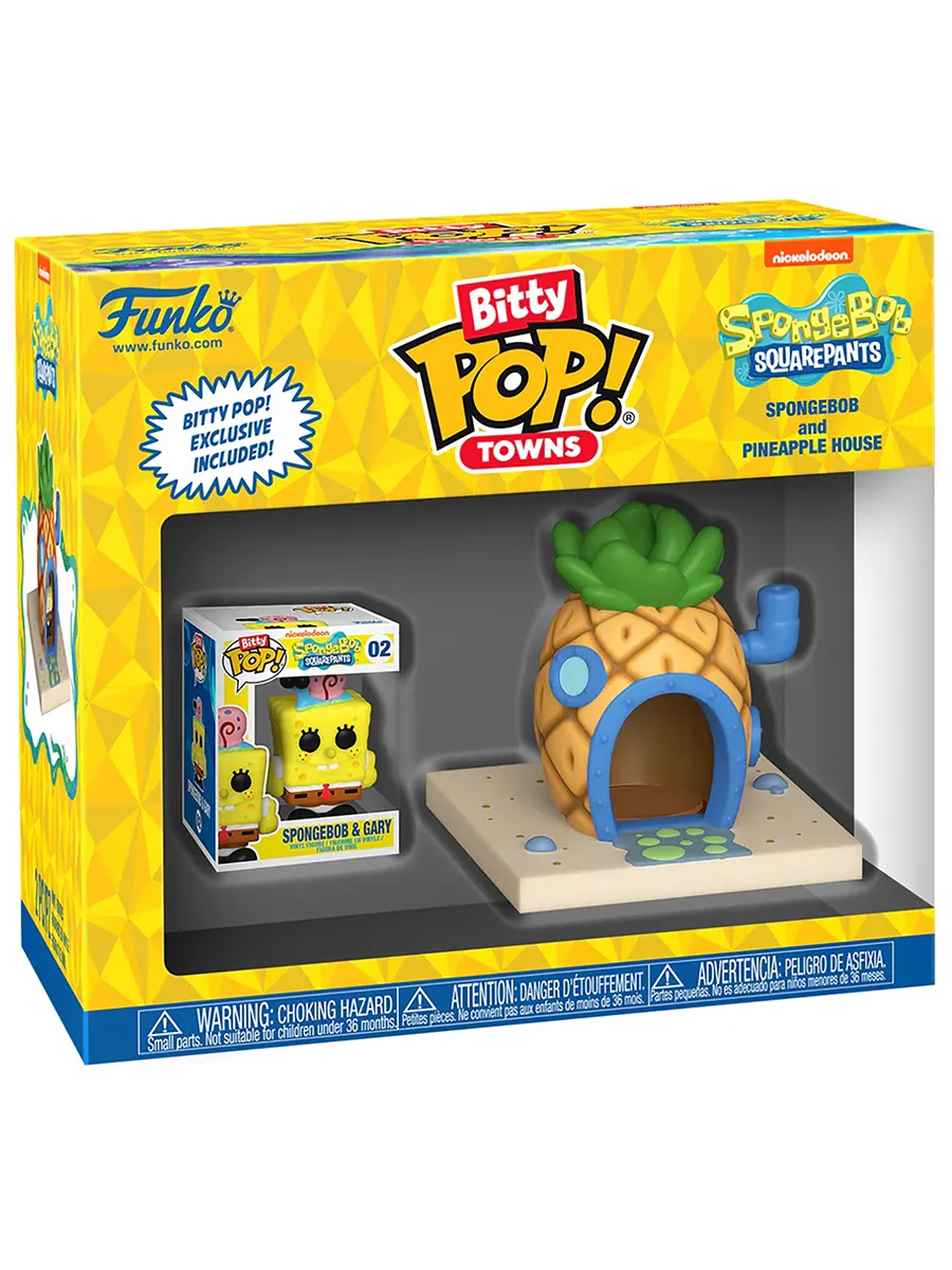 Фигурка Funko Bitty POP! Towns Spongebob and Pineapple House