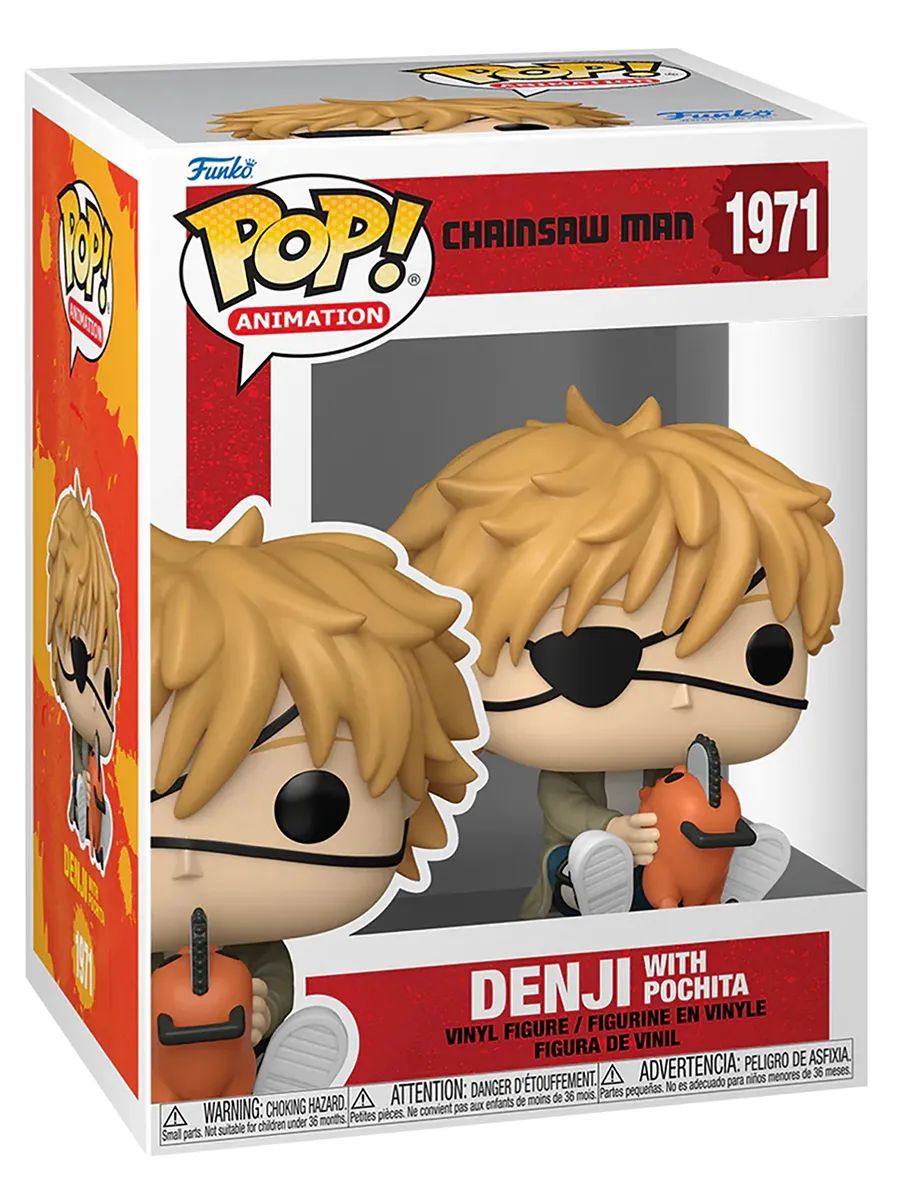 Фигурка Funko POP! Animation Chainsaw Man Denji with Pochita