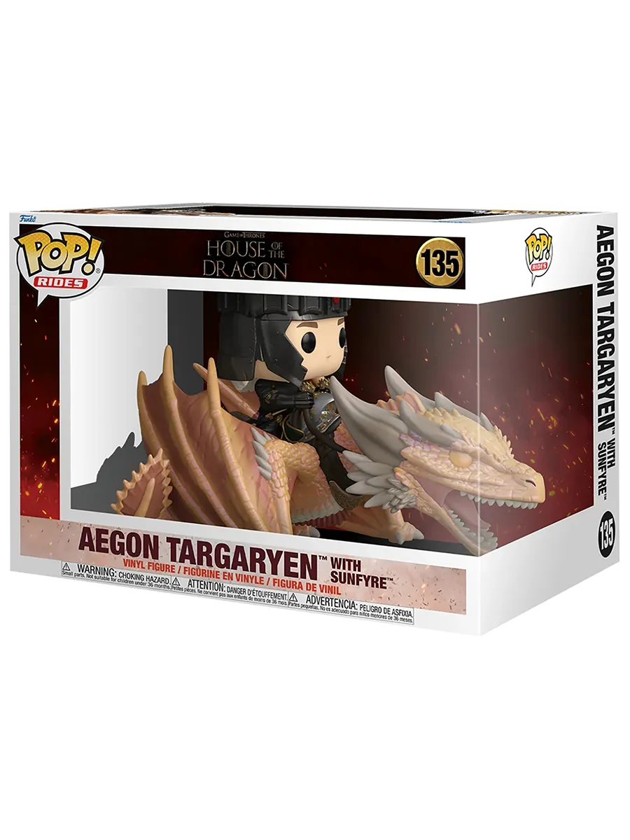 Фигурка Funko POP! Rides HOTD S4 Aegon Targaryen w/Sunfyre