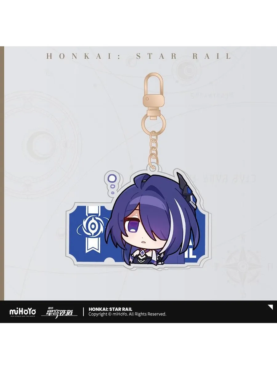 Брелок Honkai Ахерон Acheron Pam exhibition hall