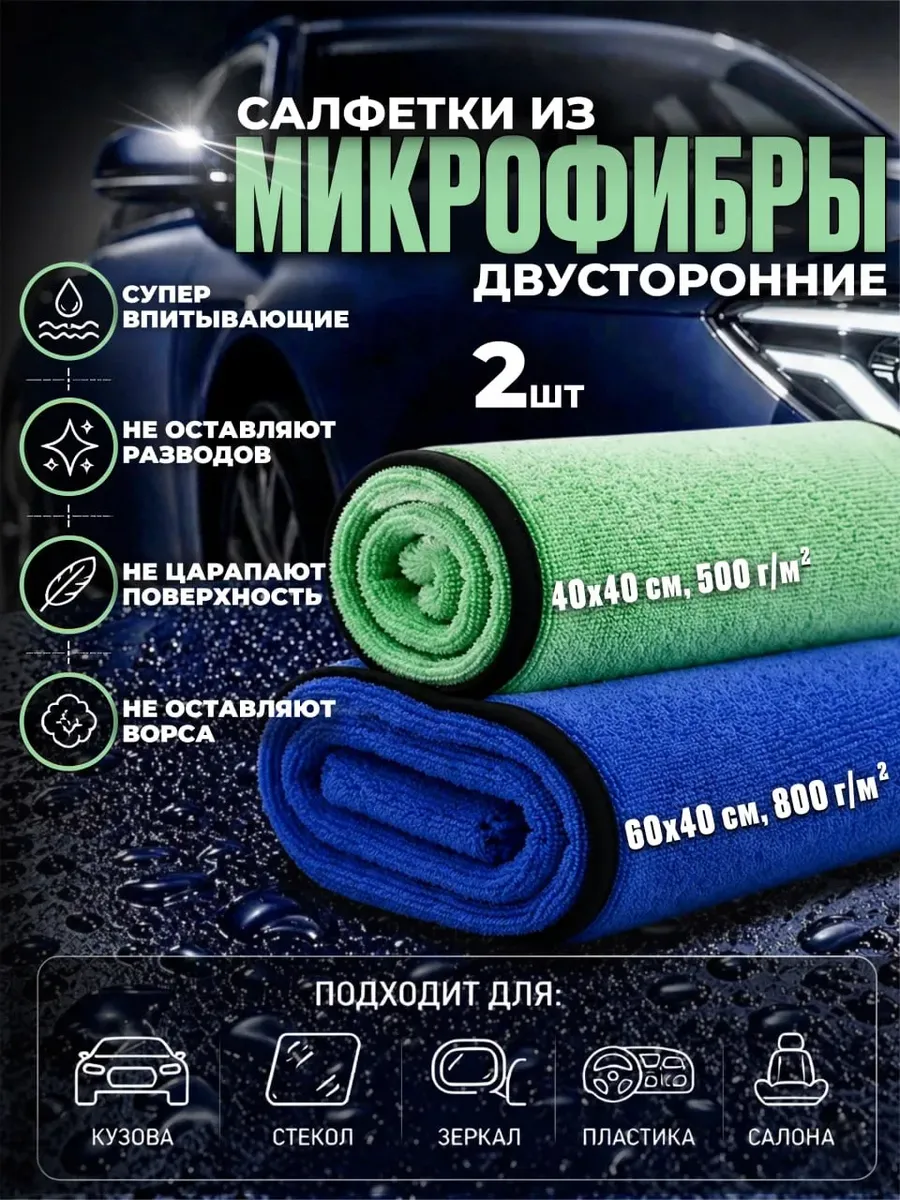 салфетки из микрофибры для авто