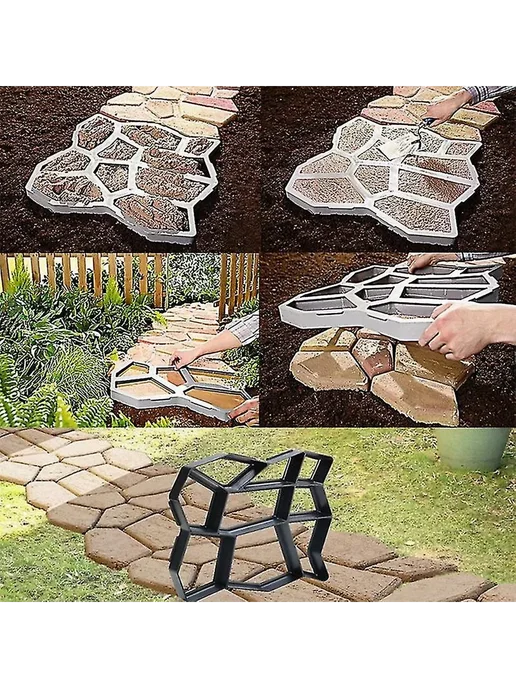 Мold для садовых дорожек DIY многоразовый, вариант, фото 2