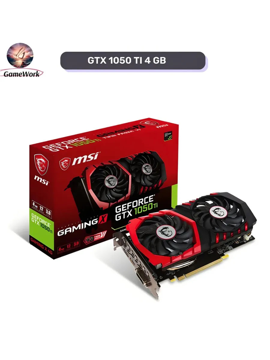 Видеокарта GAMING X GeForce GTX 1050 TI 4 ГБ MSI 477861170 купить в интернет‑магазине Wildberries
