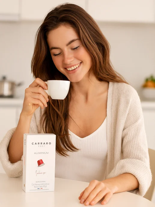Carraro Кофе в капсулах для кофемашин Nespresso 50 шт, 50 штук, фото 3