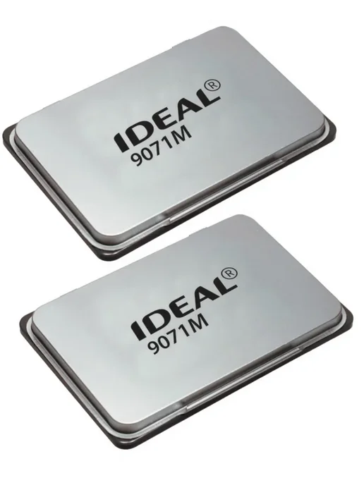 IDEAL by Trodat Штемпельная подушка 2 шт металлическая 56х90мм синяя, 2 шт, черный