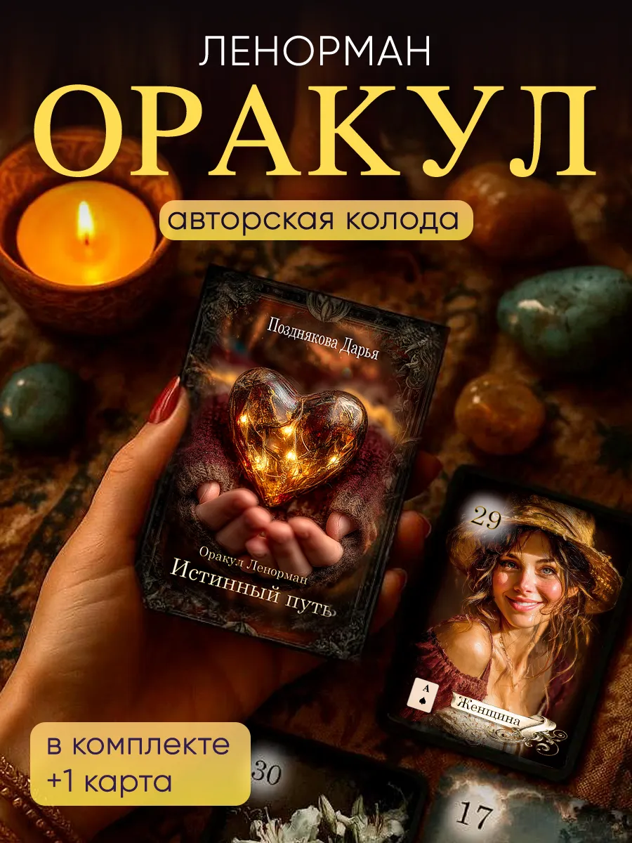 Карты Таро Ленорман Большой формат